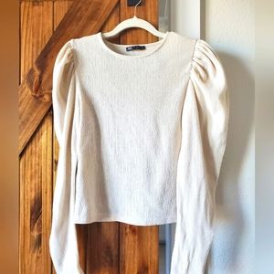 Zara Textured Long SleeveTop